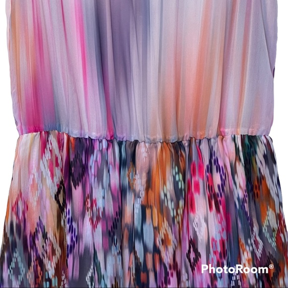 Zara Trafaluc Collection watercolor dress - Picture 3 of 9